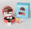 miniature coffee shop playset with packaging box in the background