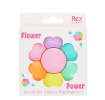 set of six flower highlighters in a box