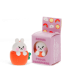 rabbit shaped pencil sharpener beside the box 