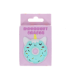 Doughnut-shaped unicorn eraser inside original retail packaging