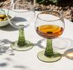 Retro roemer glasses 350ml (set of 2) - Green