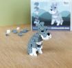 completed dog model kit with packaging