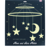 Boxed glow-in-the-dark hanging mobile featuring stars and moon