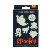 Package of glow-in-the-dark spooky in assorted shapes