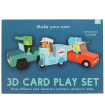 box of make your own 3d card play set