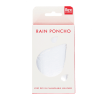 Transparent rain poncho in a box 