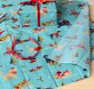 festive friends tissue paper feature illustrations of dogs in winter clothing 