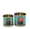 Two storage tins, one labelled "Seaweed Pepper" and the other "Cornish Sea Salt"