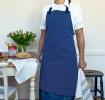 Two-tone utility apron - Indigo blue