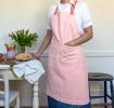 Two-tone utility apron - Pink