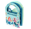 Colour Changing Bath Book' featuring colourful illustrations of mermaids, fish, and underwater scenes