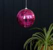 Hanging disco ball (10cm) - Pink