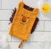 Baby bath mitt in lion design
