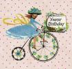 Penny Farthing Birthday Card