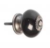Drawer Knob Ceramic Black