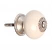 Drawer Knob Ceramic Ivory