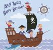 Pirate Fun Birthday Card