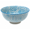 Japanese Blossom Bowl Blue Swirls