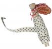 Dolly Bobbin Ribbon Grey Spots
