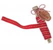 Dolly Bobbin Ribbon Red Ticking