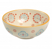 Stoneware Cereal Bowl Cinnamon Flower