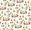 5 Sheets Of Vintage Birthday Wrapping Paper