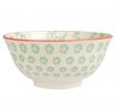 Large Japanese Bowl Green Blossoms