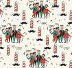 5 Sheets Of Barber Shop Wrapping Paper