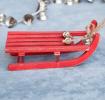 Red Santa'S Sledge Christmas Decoration