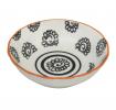 Japanese Dipping Bowl Black Flowers