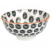 Japanese Blossom Bowl Black Flowers