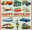 Vintage Transport Birthday Card