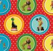 5 Sheets Of Circus Fun Wrapping Paper