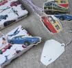 Set Of 6 Vintage Transport Gift Tags