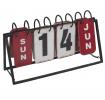 Industrial Style Metal Calendar