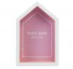 Beach Hut Photo Frame Pink