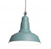 Small Utility Pendant Light Cameo Blue