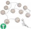  La Petite Rose Paper Party Lights With Eu 2 Pin Plug