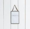 Glass Hanging Frame In Silver 15x10cm