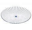 Japanese Side Plate Cobalt Sunburst
