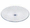 Japanese Dinner Plate Cobalt Sunburst