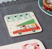 Festive Family Christmas Coaster