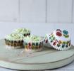 50 Mid Century Poppy Cake Cases