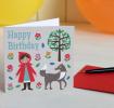 Red Riding Hood Birthday Card
