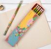 6 X World Map Pencils In A Box
