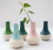 Small Sage Green Dipped Vase