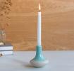 Aqua Marine Dipped Candle Holder
