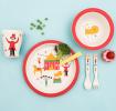 Big Top Circus Bamboo Tableware (set Of 5)