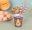 Ziggy The Tiger Paper Cups (set Of 8)