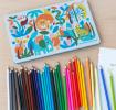 Wild Wonders 36 Colouring Pencils In A Tin